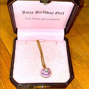 Juicy couture cupcake necklace